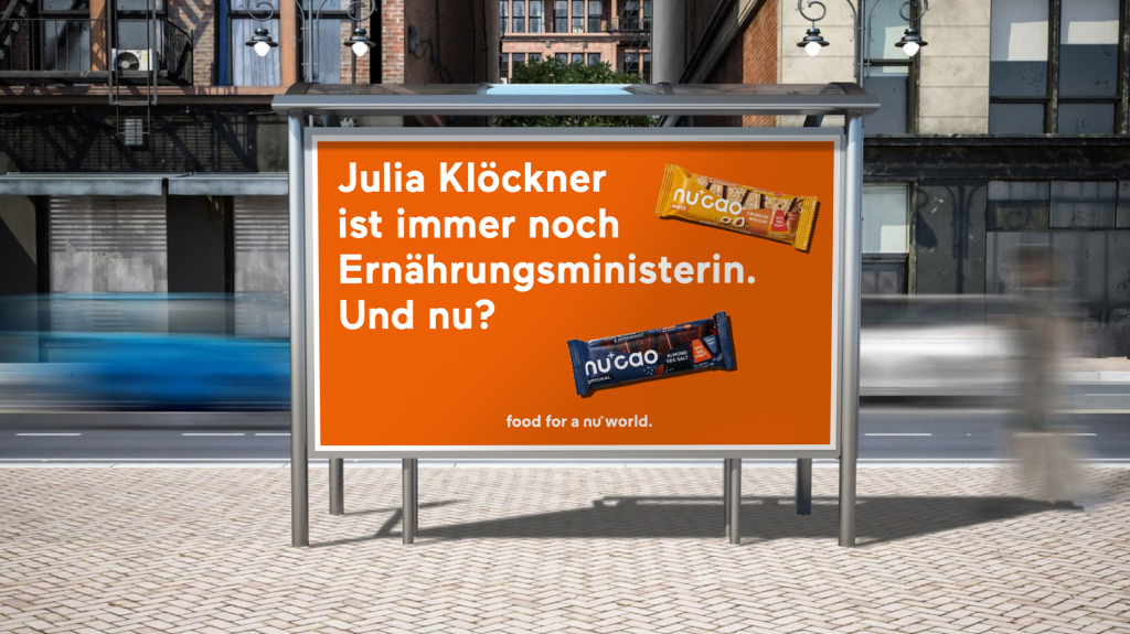 the nu company fordert Julia Klöckner und Lebensmittelindustrie heraus.