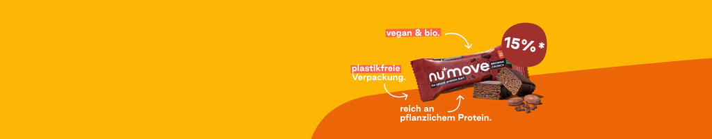 numove Brownie Crunch Riegel -15% Rabatt