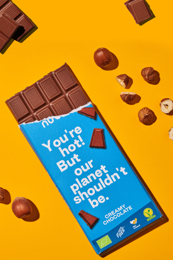 nucao Tafelschokolade in Creamy Chocolate.