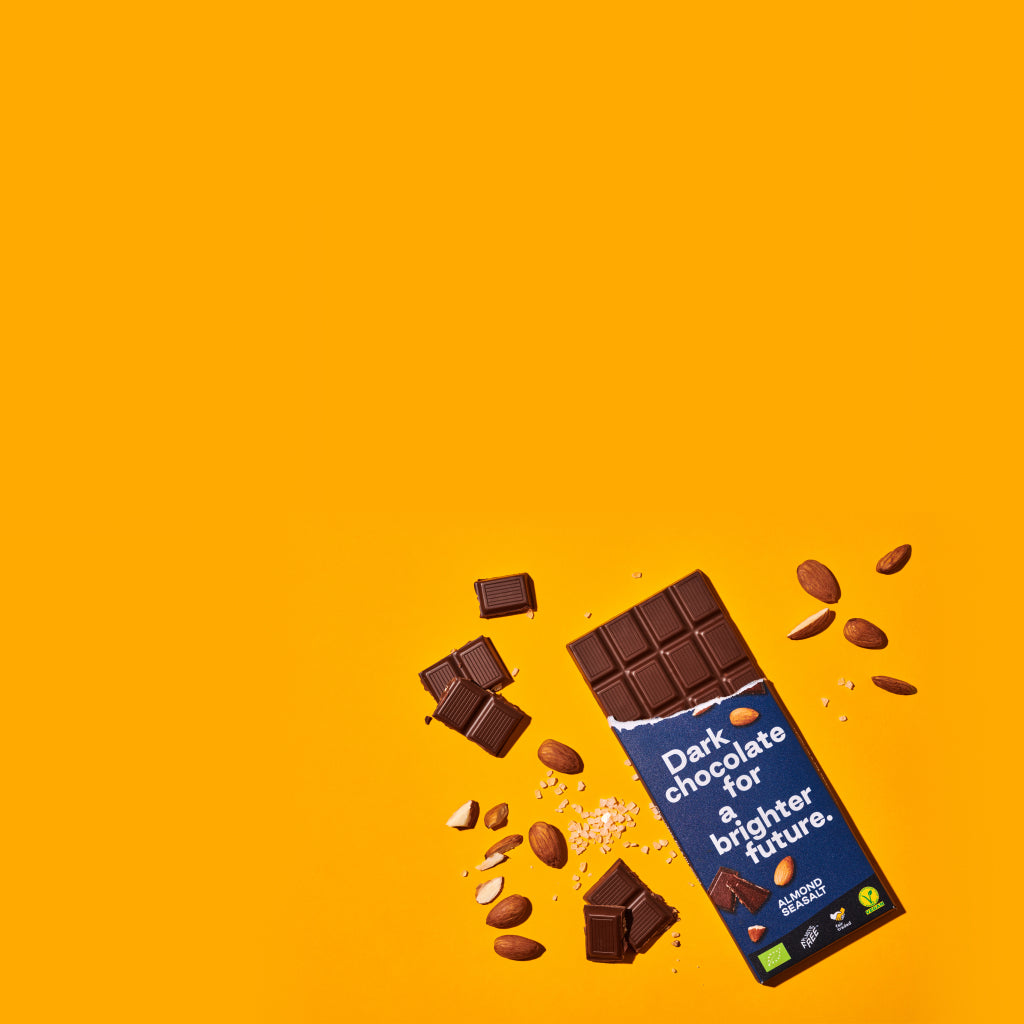 nucao Tafelschokolade Almond Seasalt