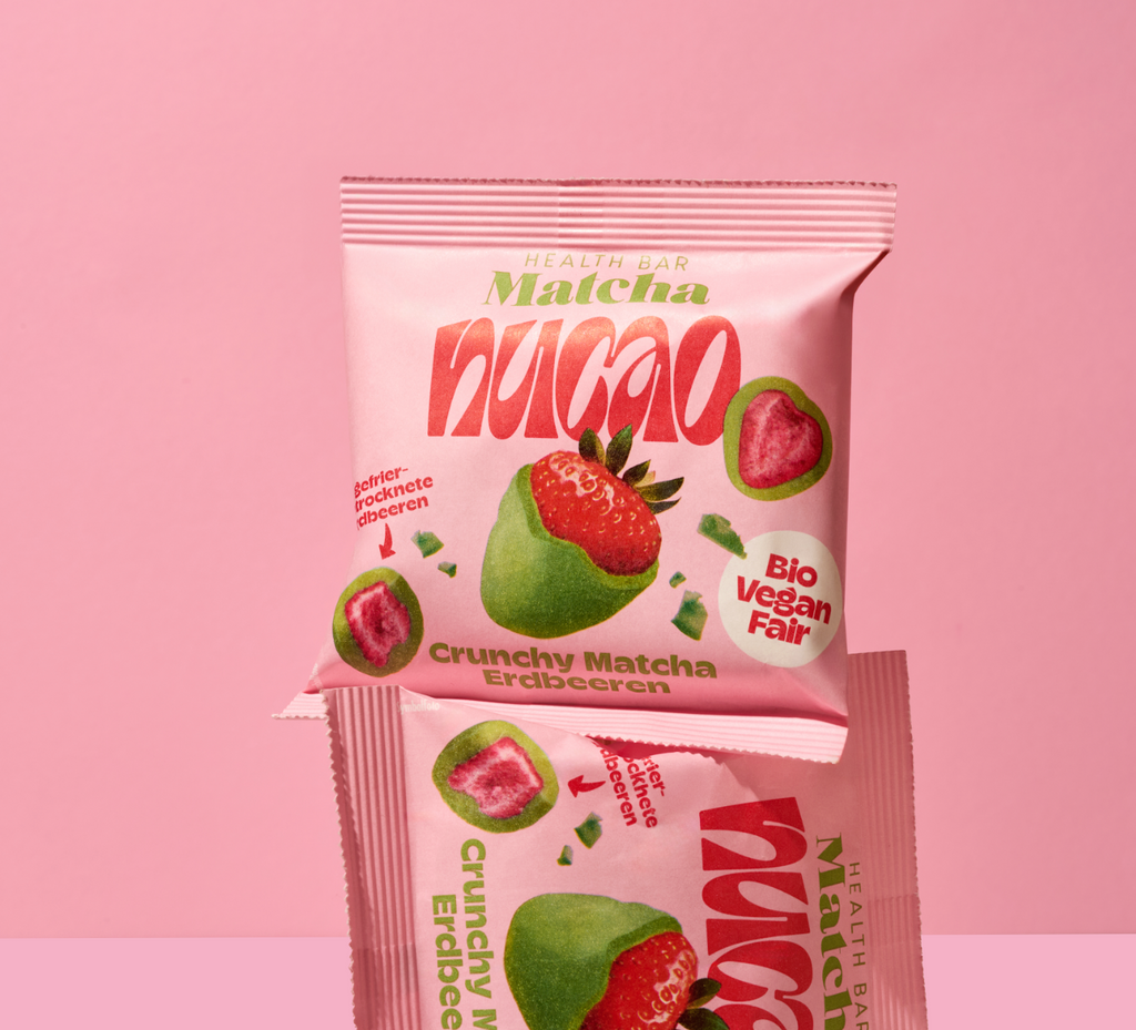 Nucao Crunchy Matcha Erdbeeren
