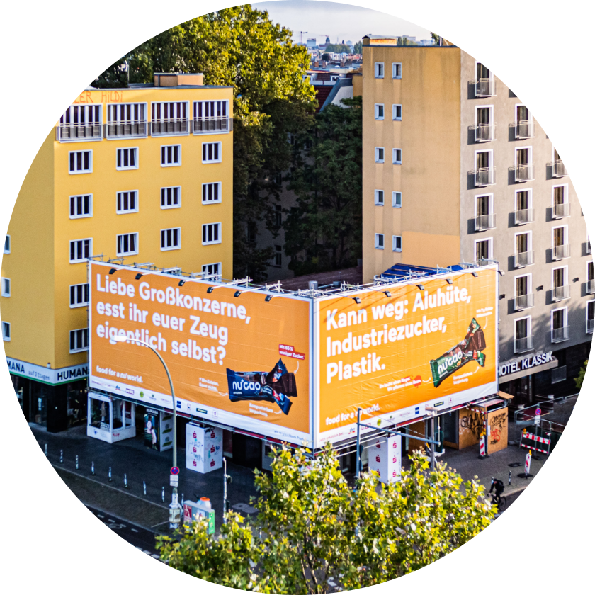 Die Plakate unserer Politkampagne wurden in Berlin gesichtet